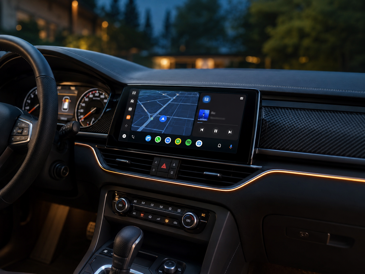 Установка Android Auto в автомобиль