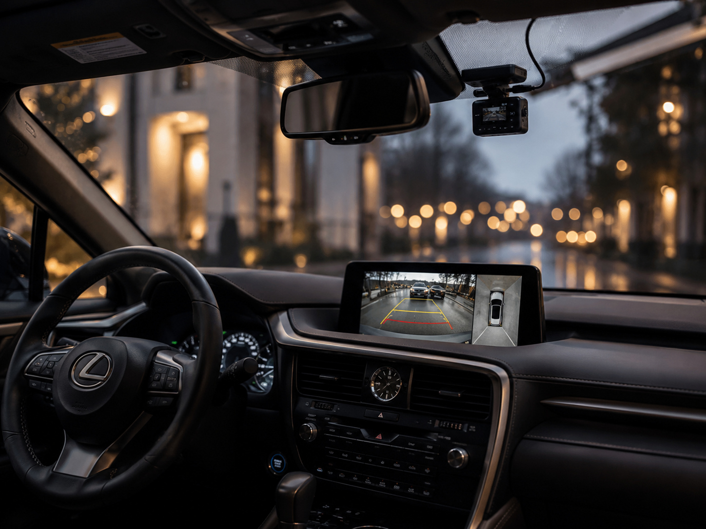Видеорегистратор с задней камерой Lexus RX