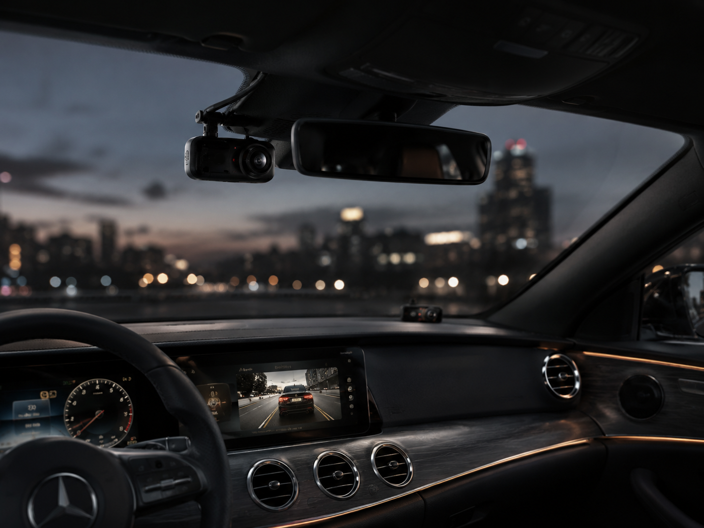 Двухканальный регистратор Mercedes-Benz E-Class