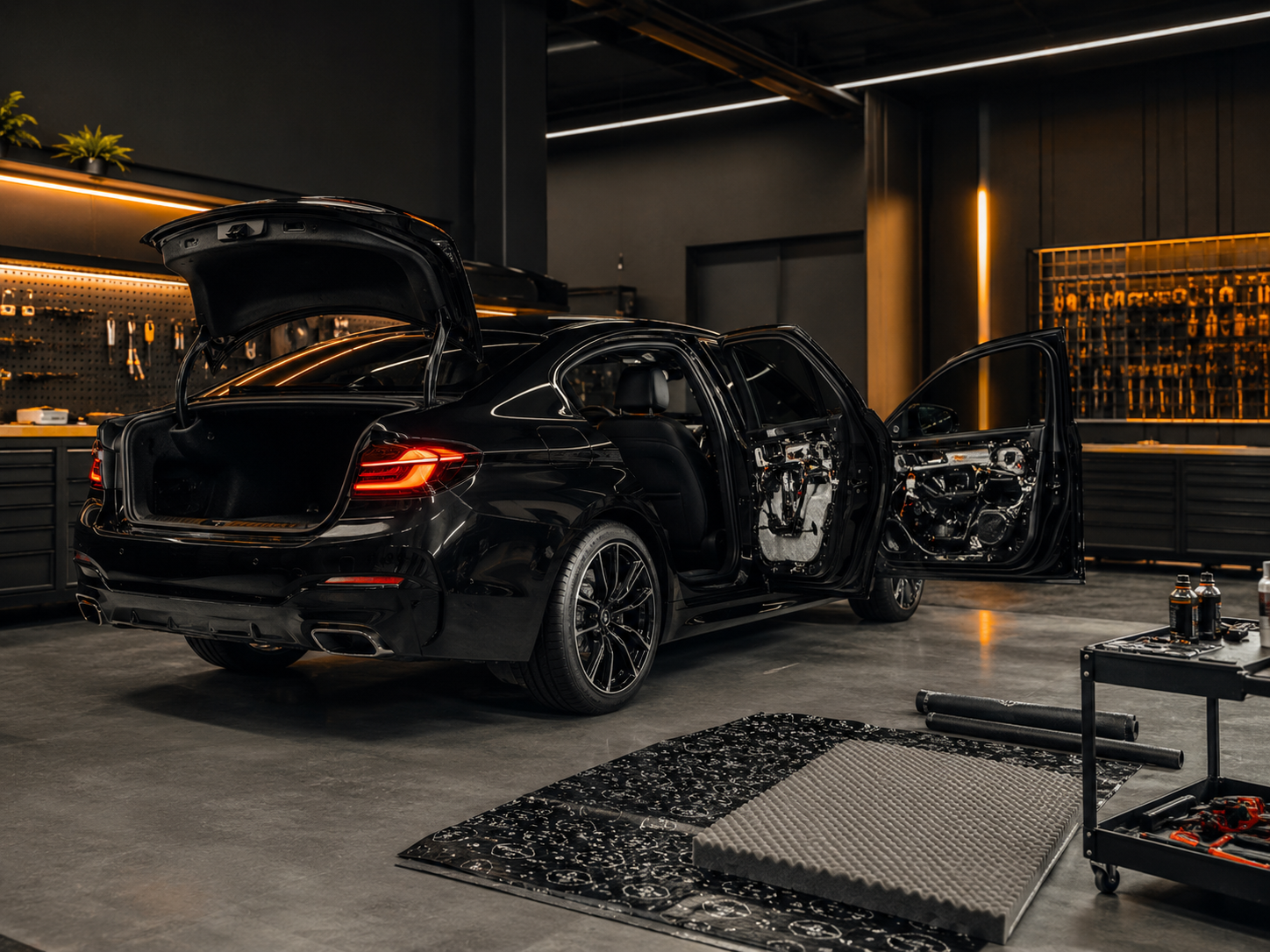 Шумоизоляция BMW в Москве