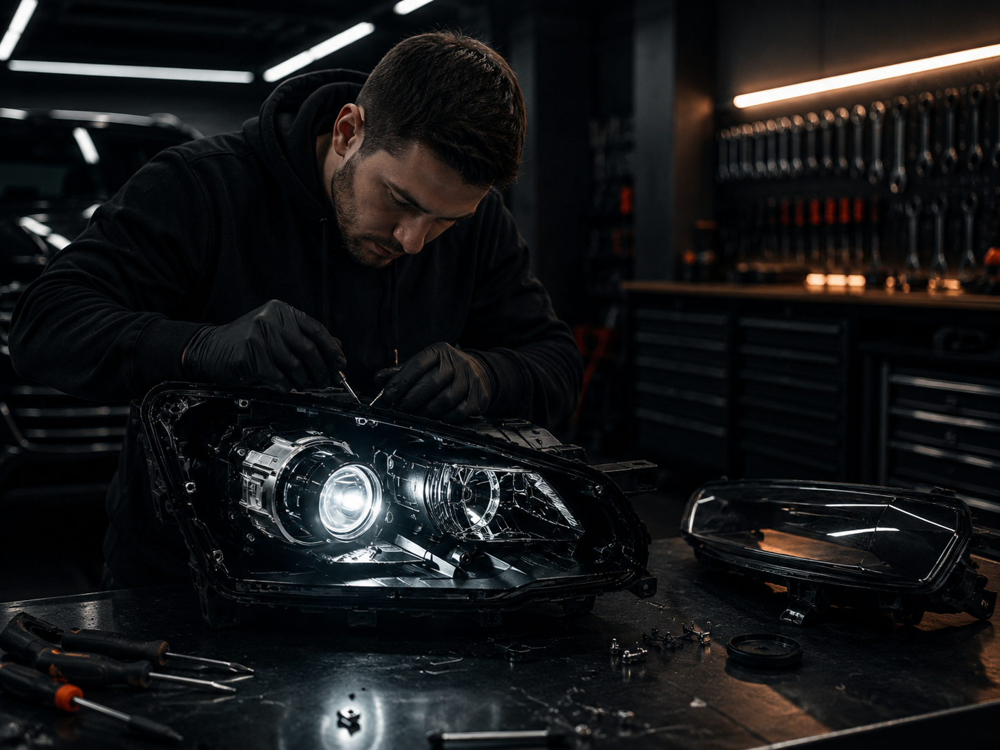Установка Bi-LED линз в автомобильные фары